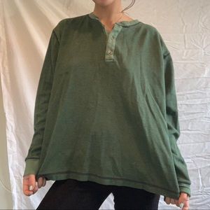 Oversized green long sleeve